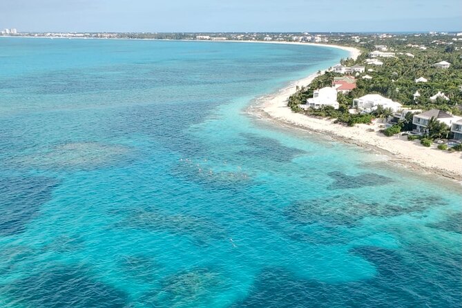 1 Hour Private Parasailing Charter, Grace Bay, Providenciales - The view from Grace Bay to the surrounding cays