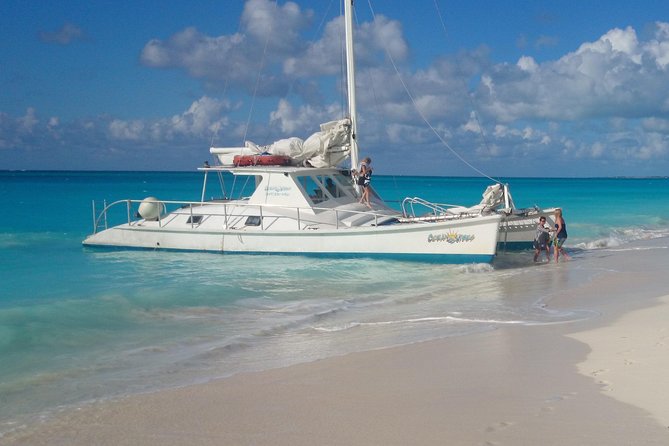 2 Hour Private Sunset Catamaran Sailing Charter from Grace Bay, Providenciales - Local appetizers, cracked conch, and drinks