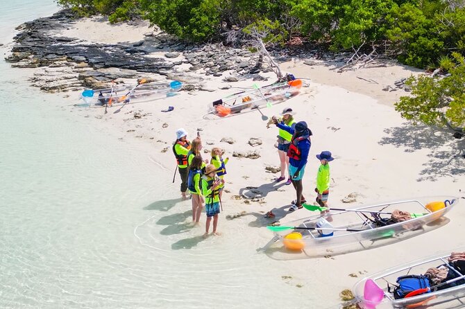3HR Clear Kayak Mangrove and iguana island Tour in Leeward - Leaving Leeward for the shallow cays