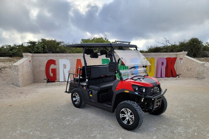 4Seater UTV Golf Cart in Grand Turk - A practical Grand Turk route for one day
