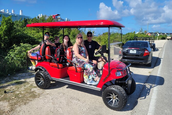 6-Seater Golf Cart: Grand Turk - Driving on the left deserves your full attention