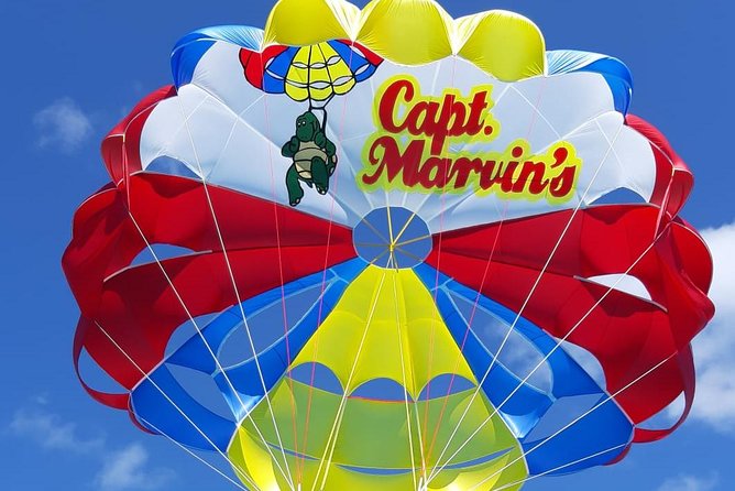 Capt Marvin Watersports / Parasail - Public Tour - Harnesses, life jackets, and a clear safety briefing
