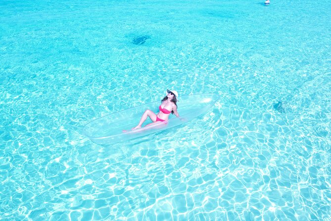 Clear Kayak Drone Photoshoot , Providenciales, Turks and Caicos - The beach setup adds comfort, but not extra sightseeing