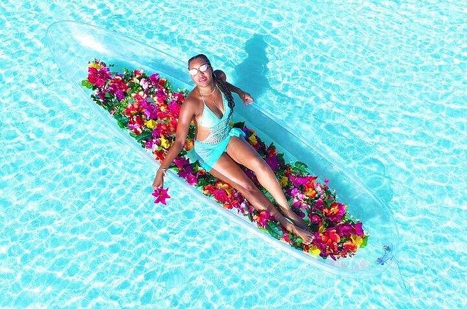 Clear Kayak Flower Girl Photoshoot in Turks and Caicos Islands - Who Will Enjoy This Most