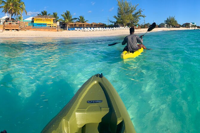 Clear kayak Grand Turk Island Kayak Tour of the mangroves - Fish, birds, and the Taino canoe paddle