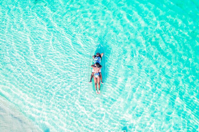 Clear Kayak photoshoot - Posing for the drone camera