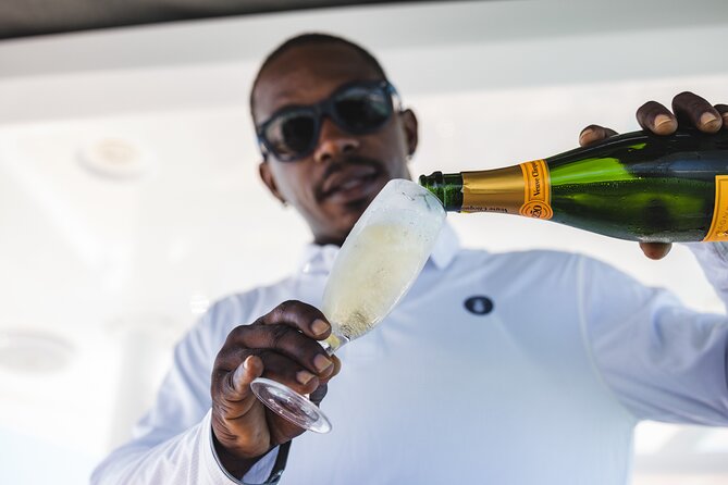 Deluxe Sunset and Saxophone Sail on Luxury Lady Grace Catamaran - Key Points at a Glance