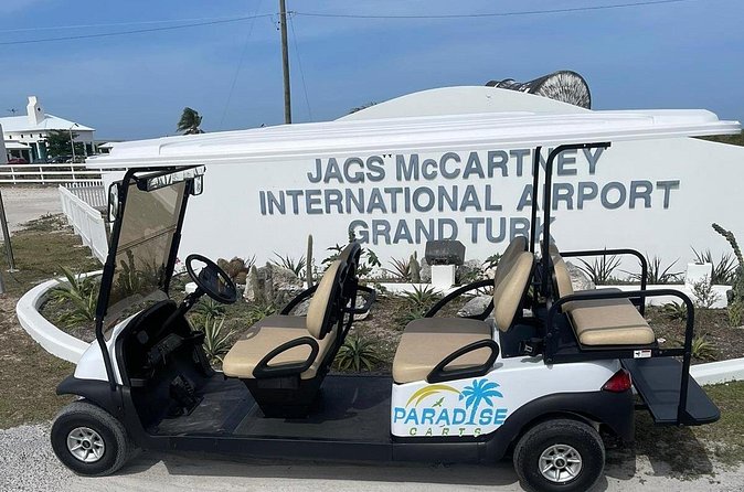 Golf Cart Rental in Grand Turk (6-seater) - Finding the Cart Outside the Cruise Terminal