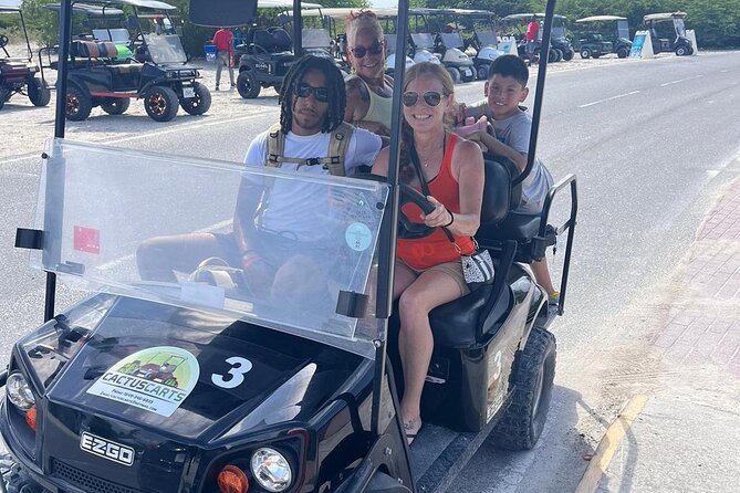 Grand Turk Golf Cart Rentals (CACTUS CARTS) - Fuel Included Makes the $120 Price Easier to Judge