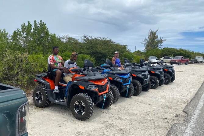 GRAND TURK: Luxury ATV Adventure Tour - Getting comfortable on the automatic CFMoto ATV