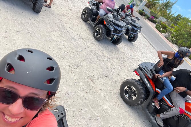 GRAND TURK: Luxury ATV Adventure Tour - Front Street and the first island stop