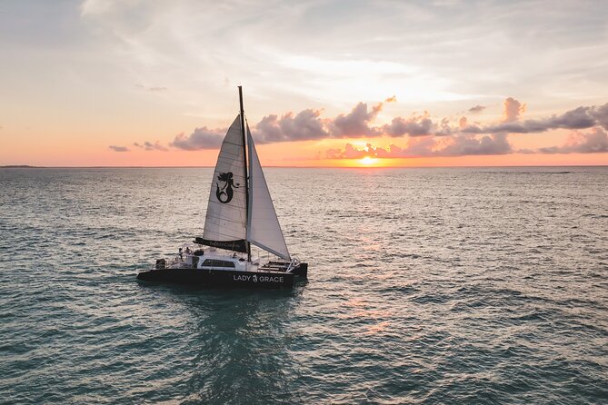 Lady Grace Signature Catamaran Sunset Sail from Ritz-Carlton - Hors d’oeuvres, charcuterie, sushi, and the open bar