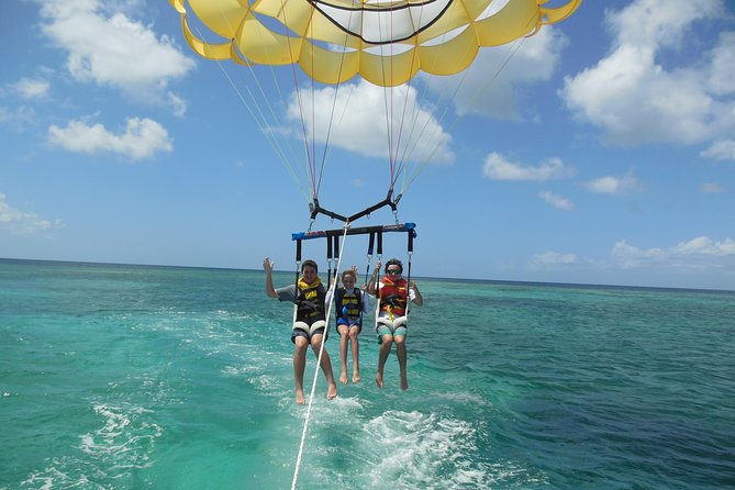 Parasailing Grand Turk - Landing without getting wet