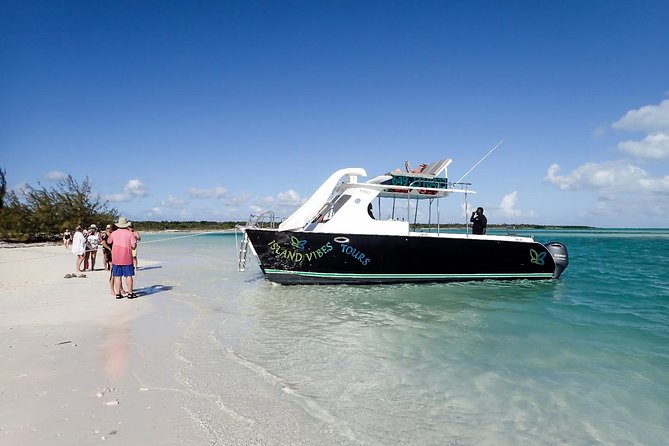 Private 4 Hour Power Catamaran Excursion in Grace Bay - Half Moon Bay and Iguana Island
