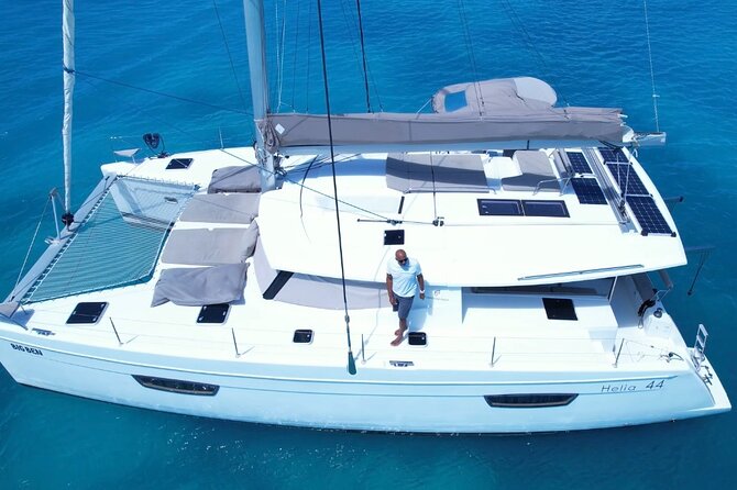 Private Afternoon Tour Catamaran 44 Big Ben - Pine Cay: swimming and a quiet beach walk