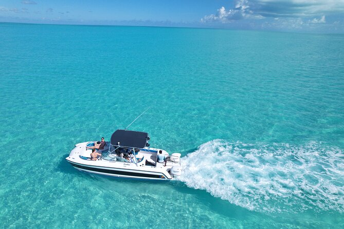 Private Boat Island Hopping & Snorkeling in Turks & Caicos 4Hrs - Little Water Cay and Half Moon Bay