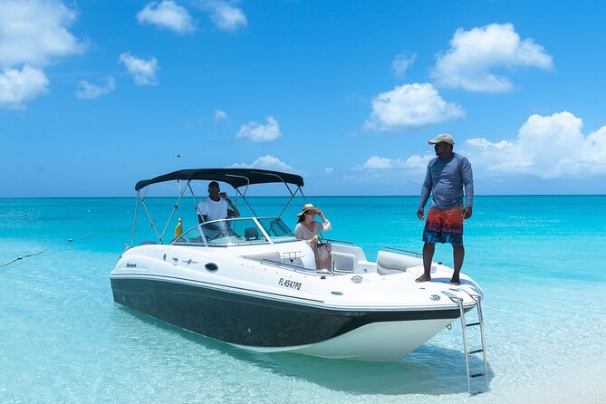Private Grace Bay Boat Sunset Tour with Pickup - Why Grace Bay is best seen from a private boat