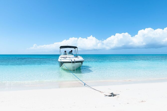 Private Grace Bay Boat Sunset Tour with Pickup - What the two-hour route can include