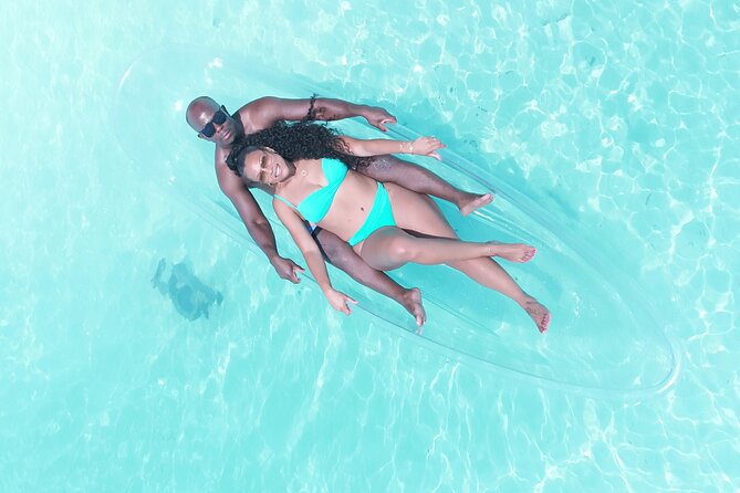 Romantic Clear Kayak Drone Photoshoot for Couples Turks & Caicos - Starting at Shearwater Close in Leeward Settlement