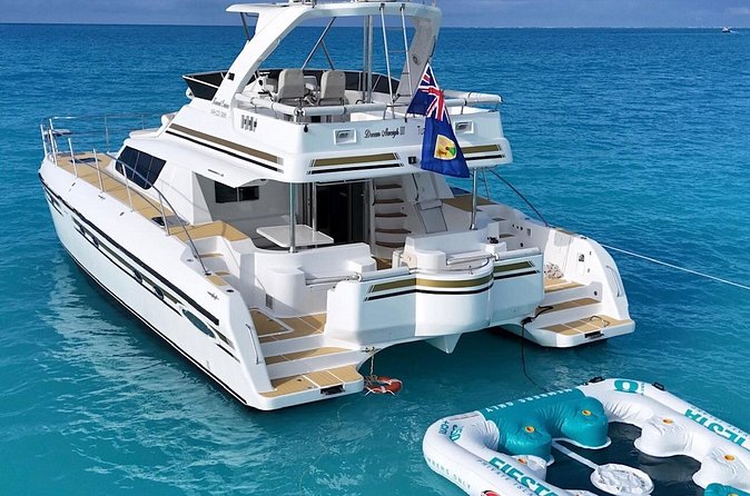 Turks and Caicos Full-Day Luxury Private Yacht Charter - Island options, including Iguana Island and Pine Cay
