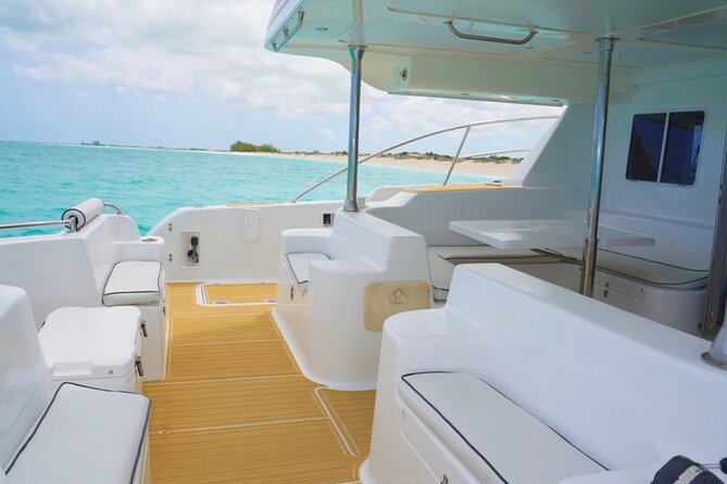 Turks and Caicos Half-Day Luxury Private Yacht Charter - A deserted beach for the quiet middle of the day