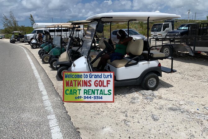 Watkins UTV American Golf Cart Rentals - Why a golf cart works so well on Grand Turk