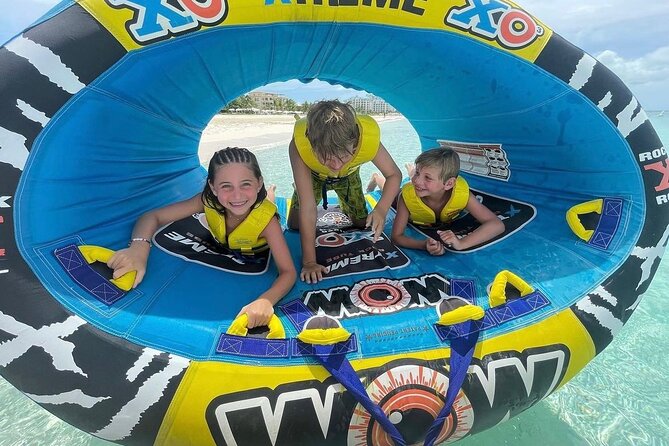 Wow Extreme Tube on Gracebay Beach Turks and Caicos Islands - What the Wow Extreme Tube experience is really like