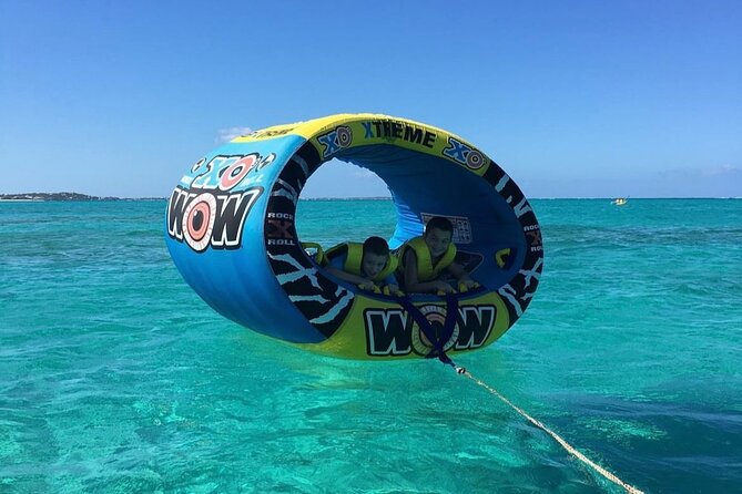 Wow Extreme Tube on Gracebay Beach Turks and Caicos Islands - A private ride for your own group