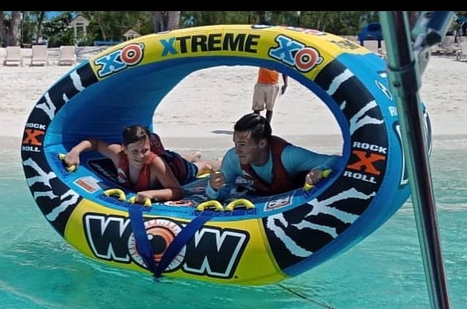 Wow Extreme Tube on Gracebay Beach Turks and Caicos Islands - Included photos and videos add real value
